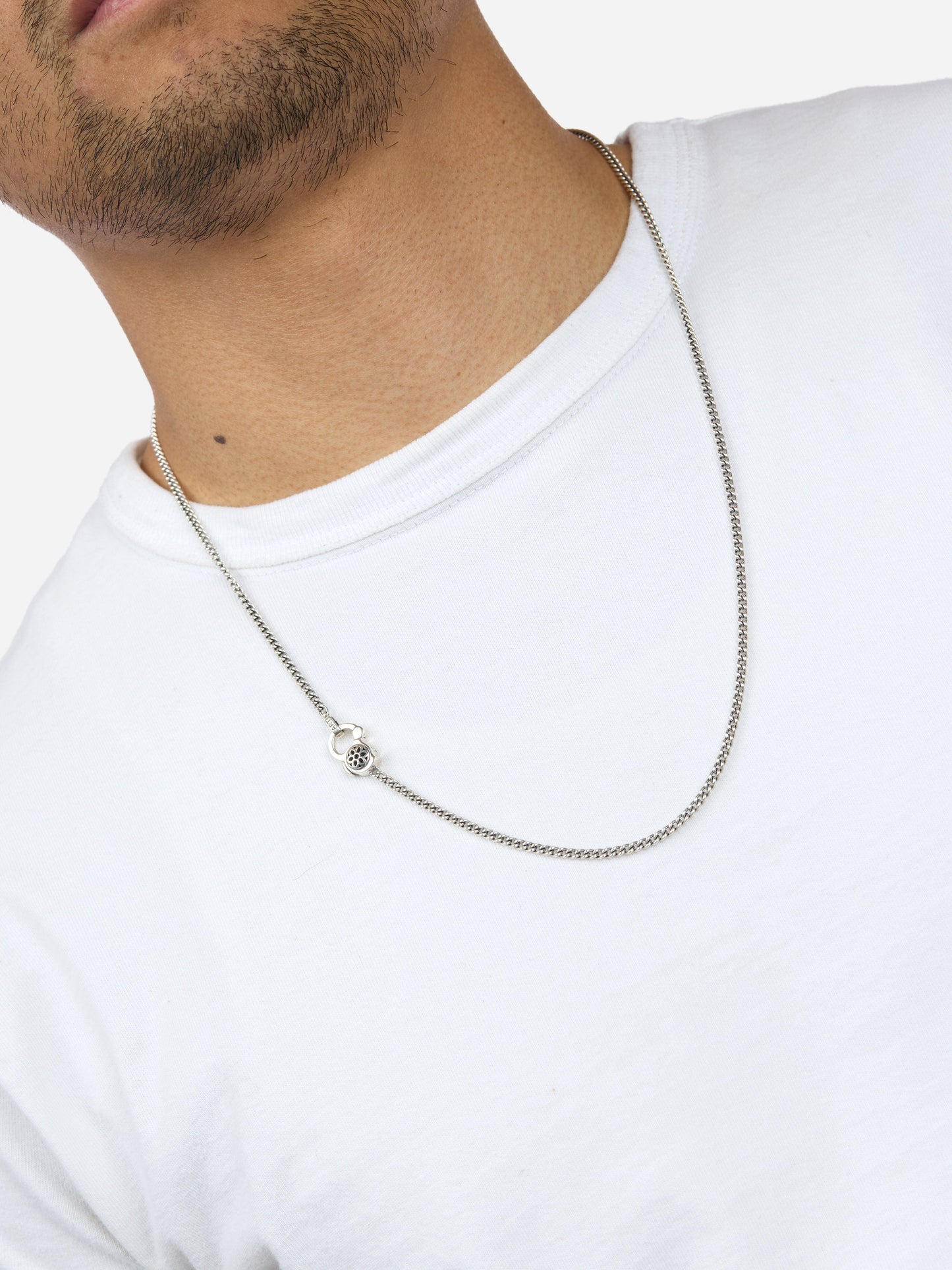 4A Curb Chain Necklace Sterling Silver