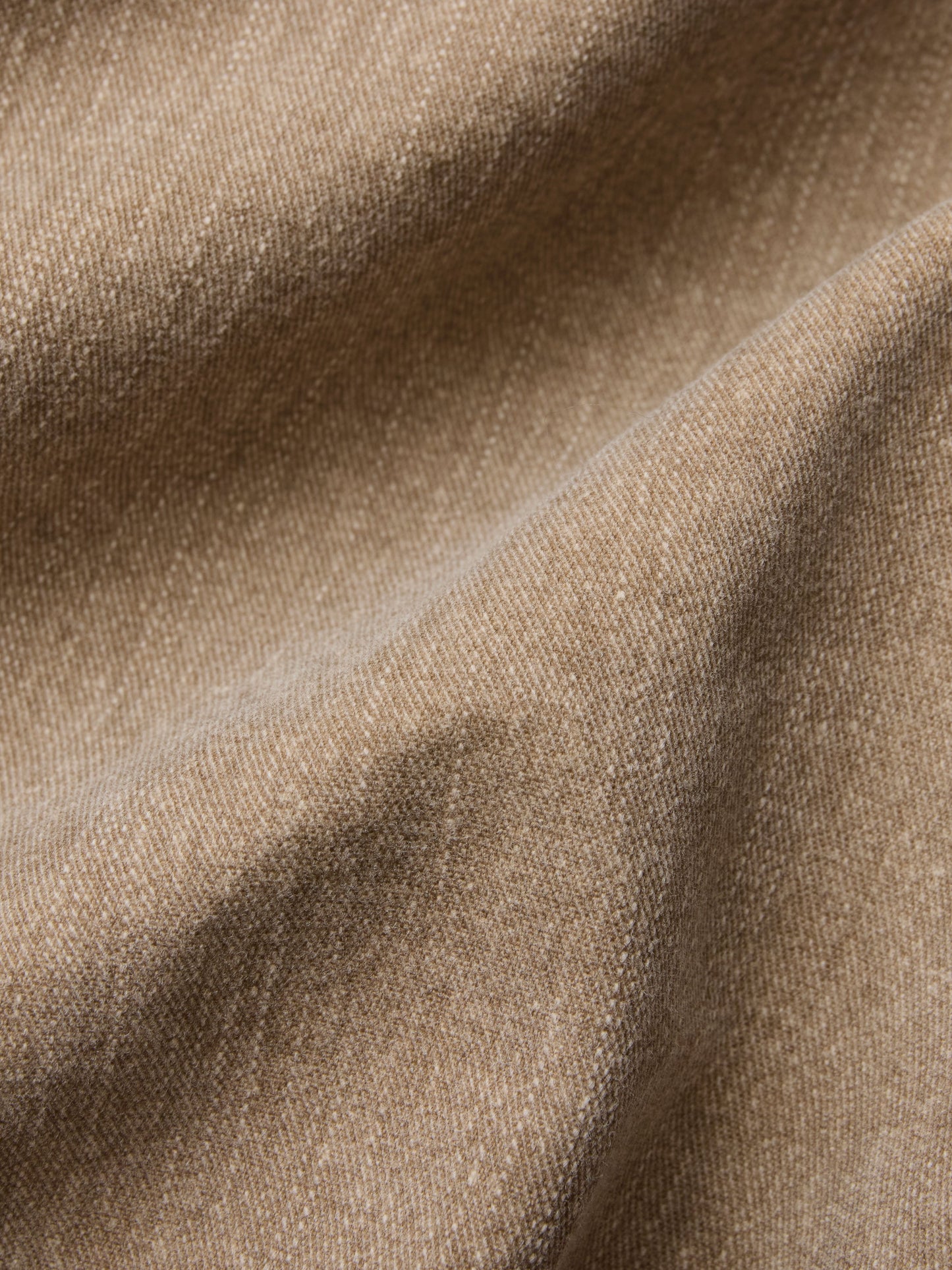 Short Sleeve Workshirt Brown Pigment Dye