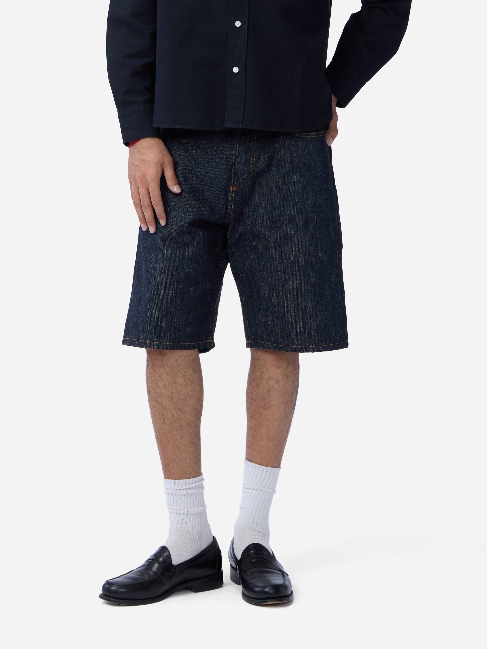 JS-103x Jean Short - Indigo Selvedge