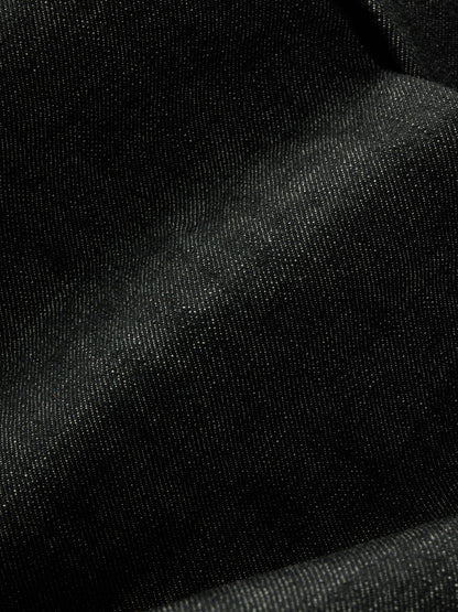 RS-203x Relaxed Straight Black Selvedge