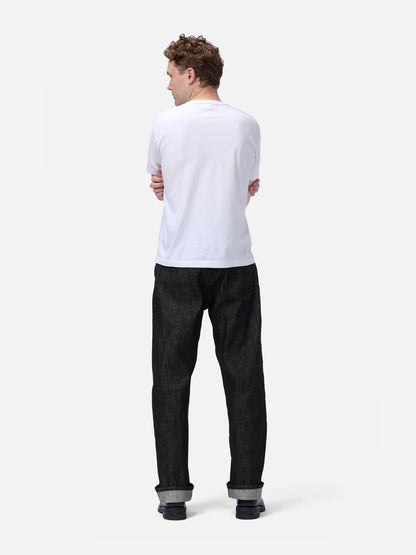 RS-203x Relaxed Straight Black Selvedge