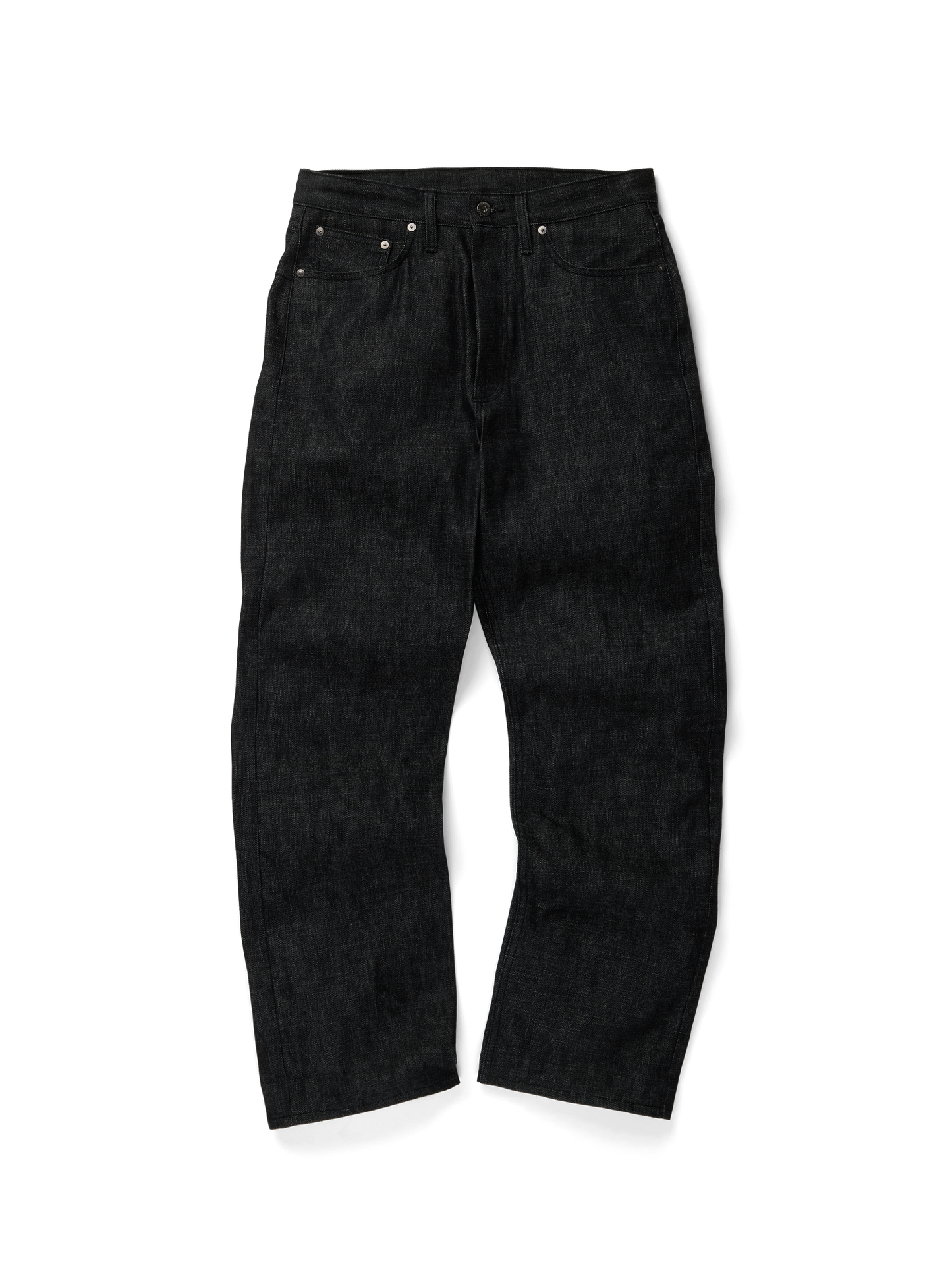 RS-203x Relaxed Straight Black Selvedge
