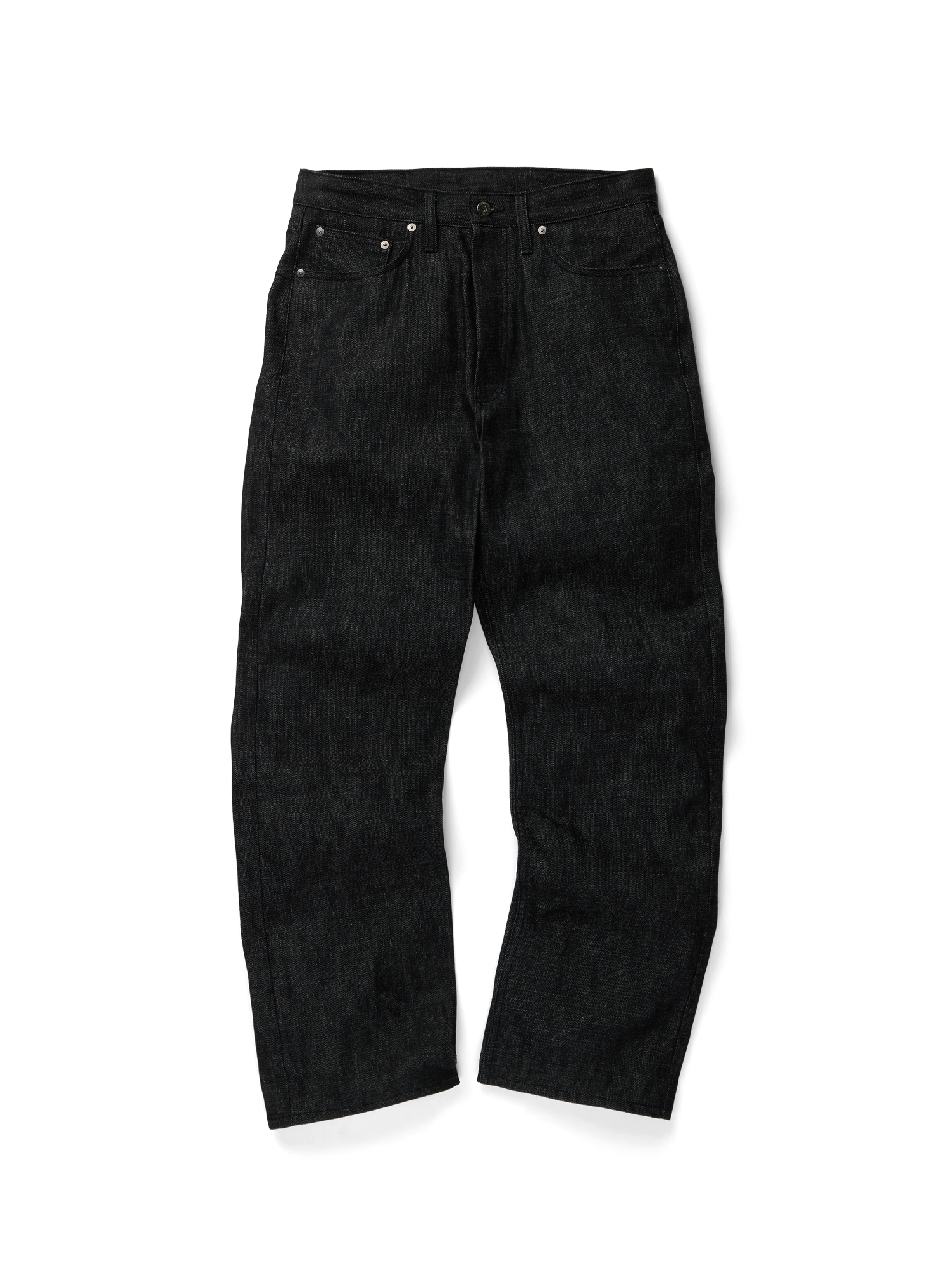 RS-203x Relaxed Straight Black Selvedge