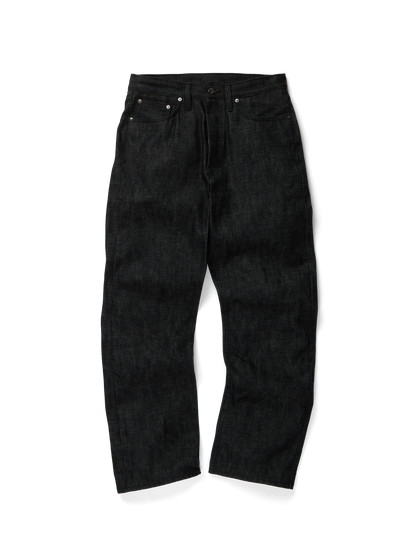 RS-203x Relaxed Straight Black Selvedge
