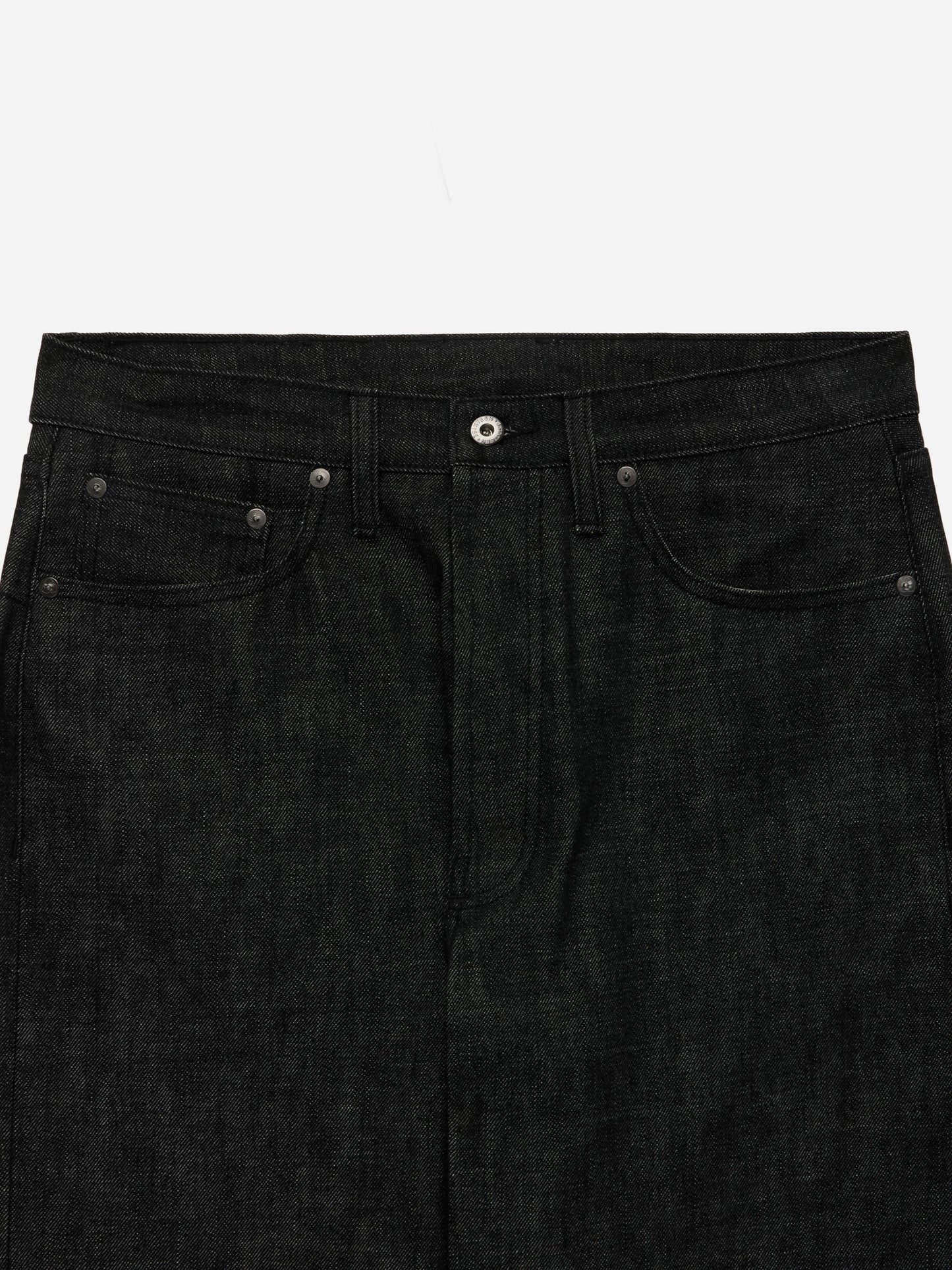 RS-203x Relaxed Straight Black Selvedge