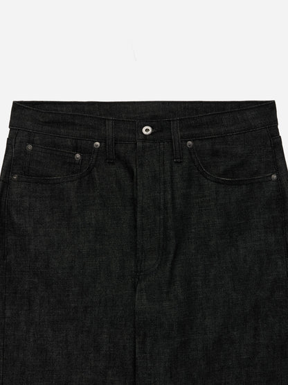 RS-203x Relaxed Straight Black Selvedge