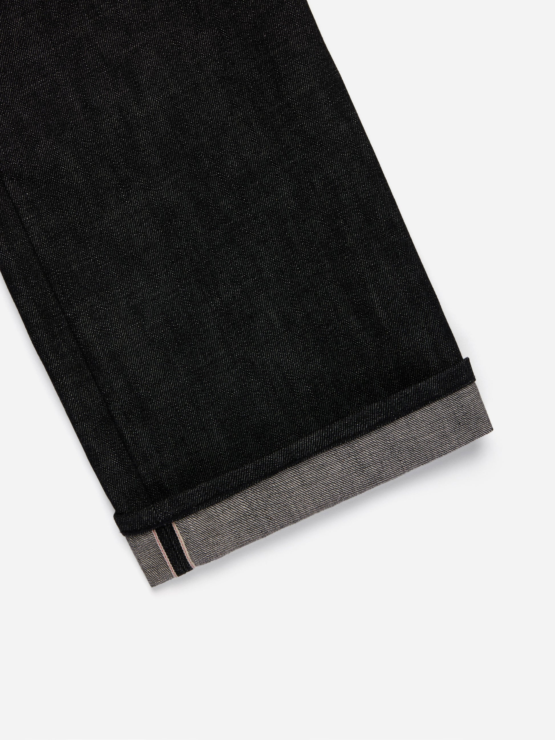 RS-203x Relaxed Straight Black Selvedge