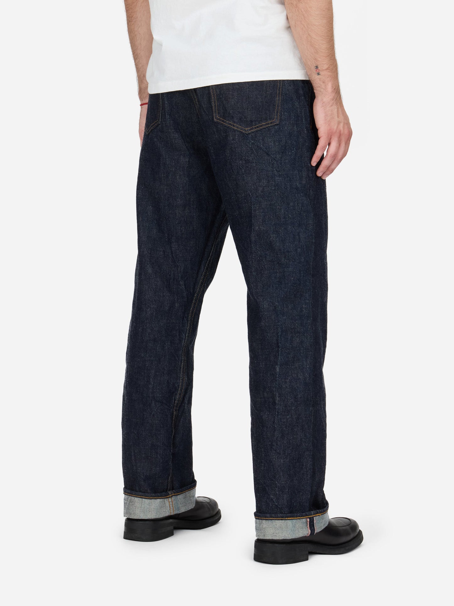 RS-100xk Relaxed Straight - Rinsed Indigo Kibata
