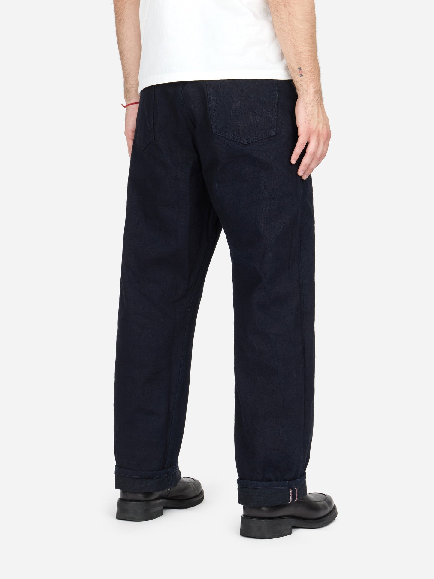 RS-120xk Relaxed Straight - Rinsed Shadow Kibata