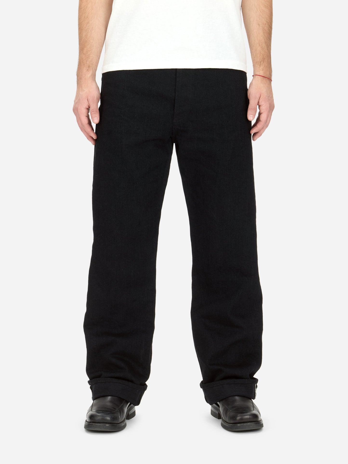 RS-220xk Relaxed Straight - Rinsed Black Kibata