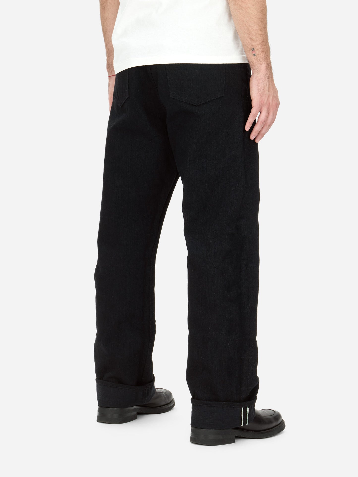 RS-220xk Relaxed Straight - Rinsed Black Kibata