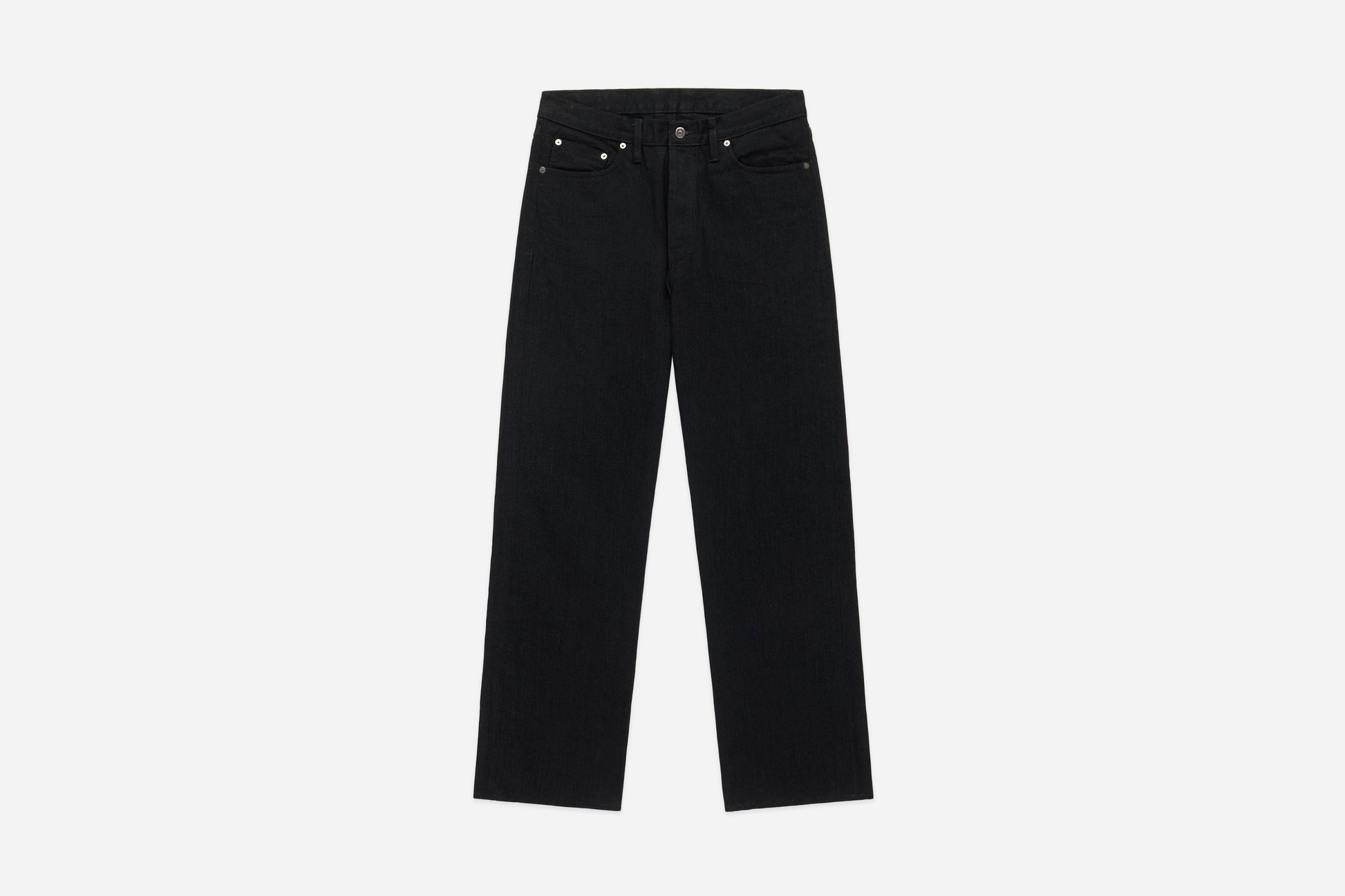 RS-220xk Relaxed Straight - Rinsed Black Kibata
