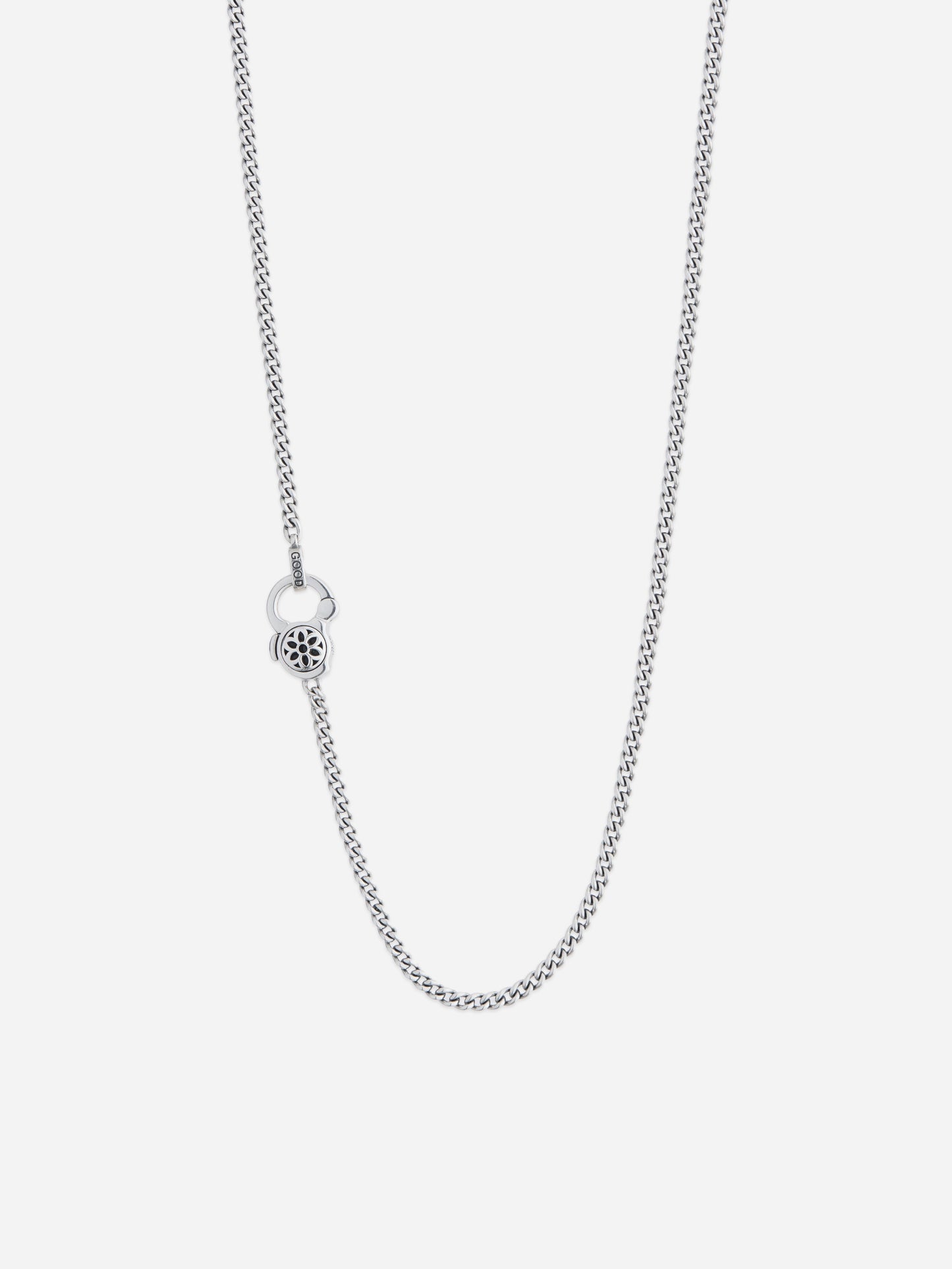 4A Curb Chain Necklace Sterling Silver