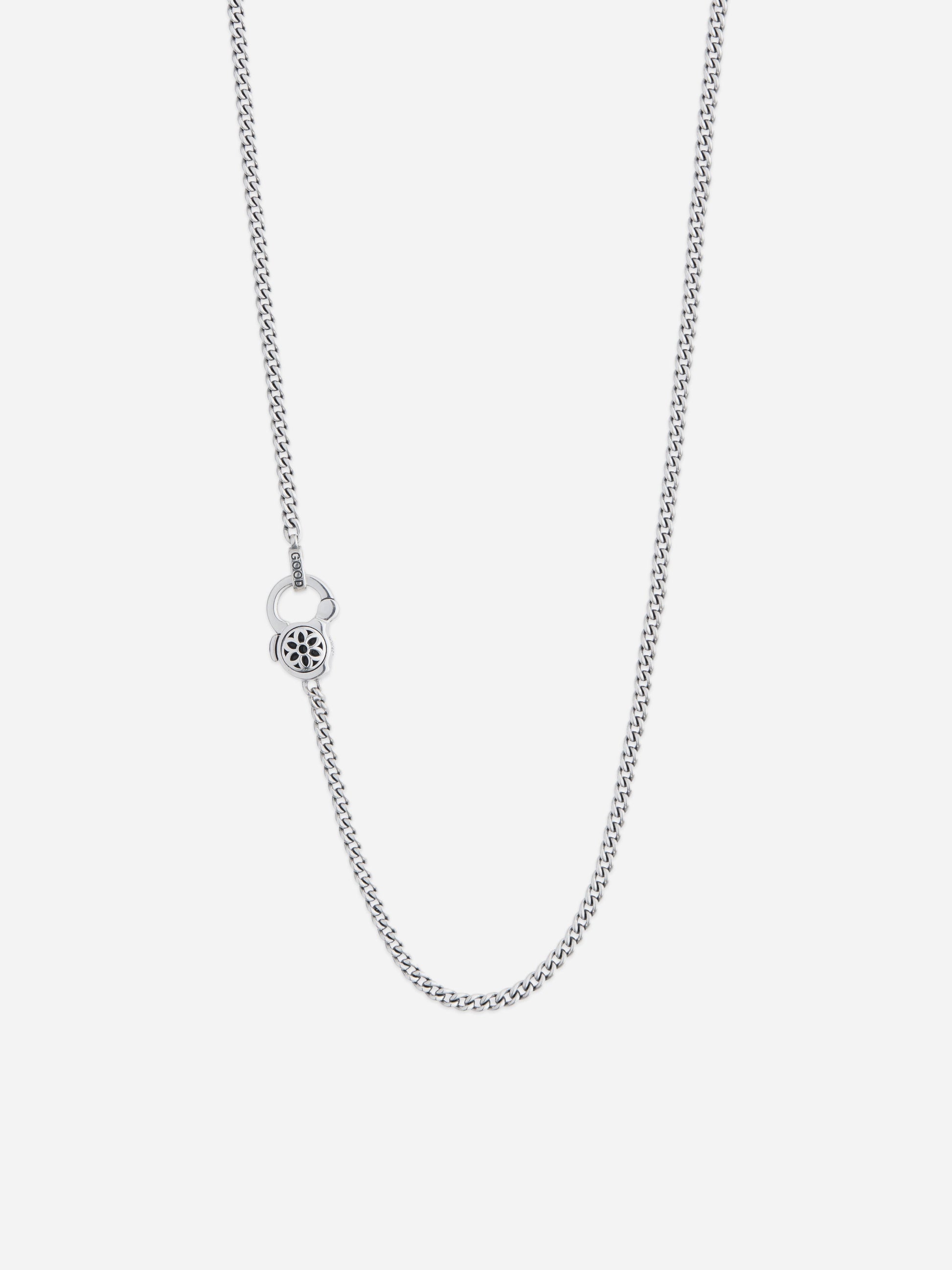 4A Curb Chain Necklace Sterling Silver