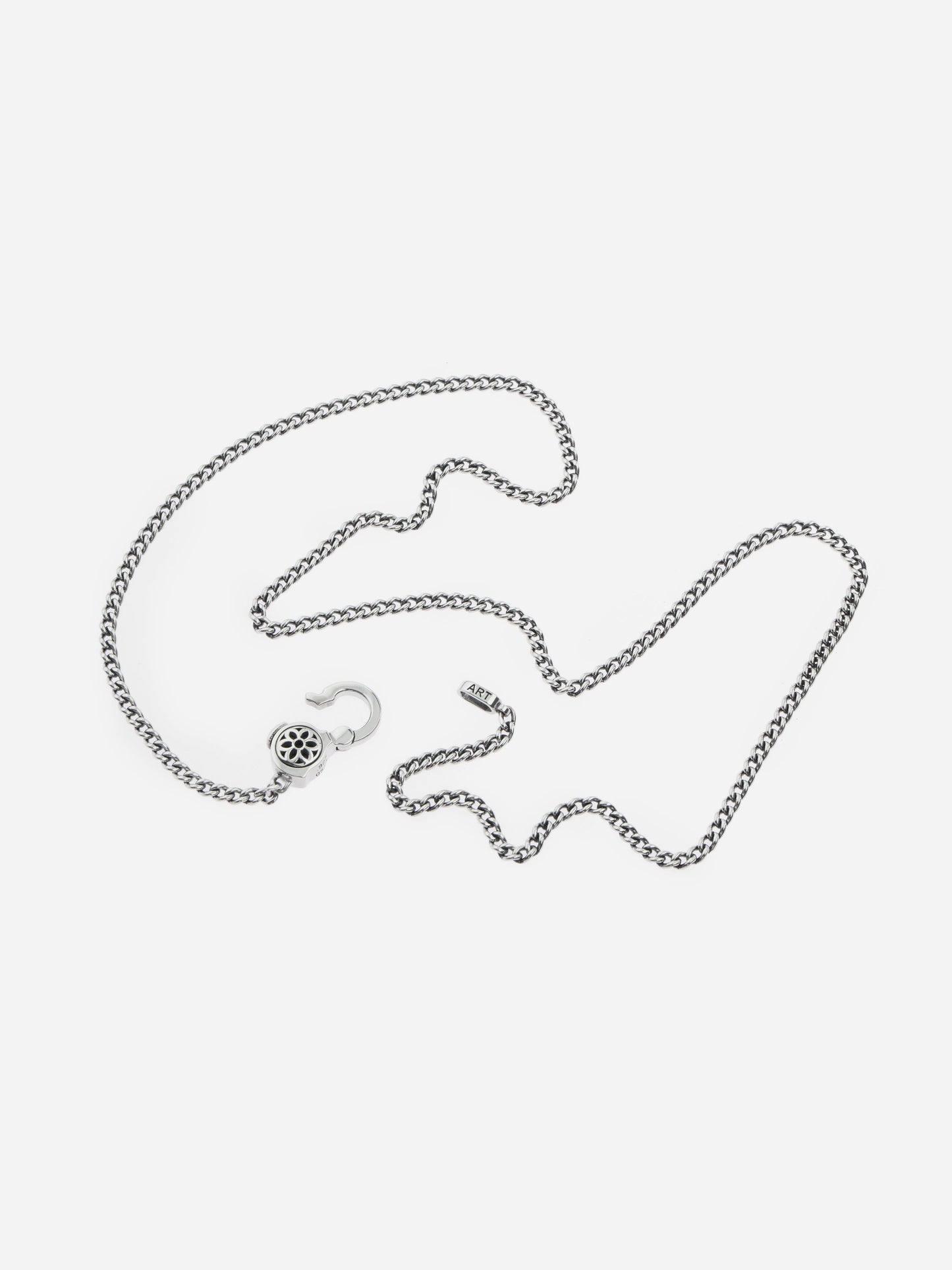 4A Curb Chain Necklace Sterling Silver