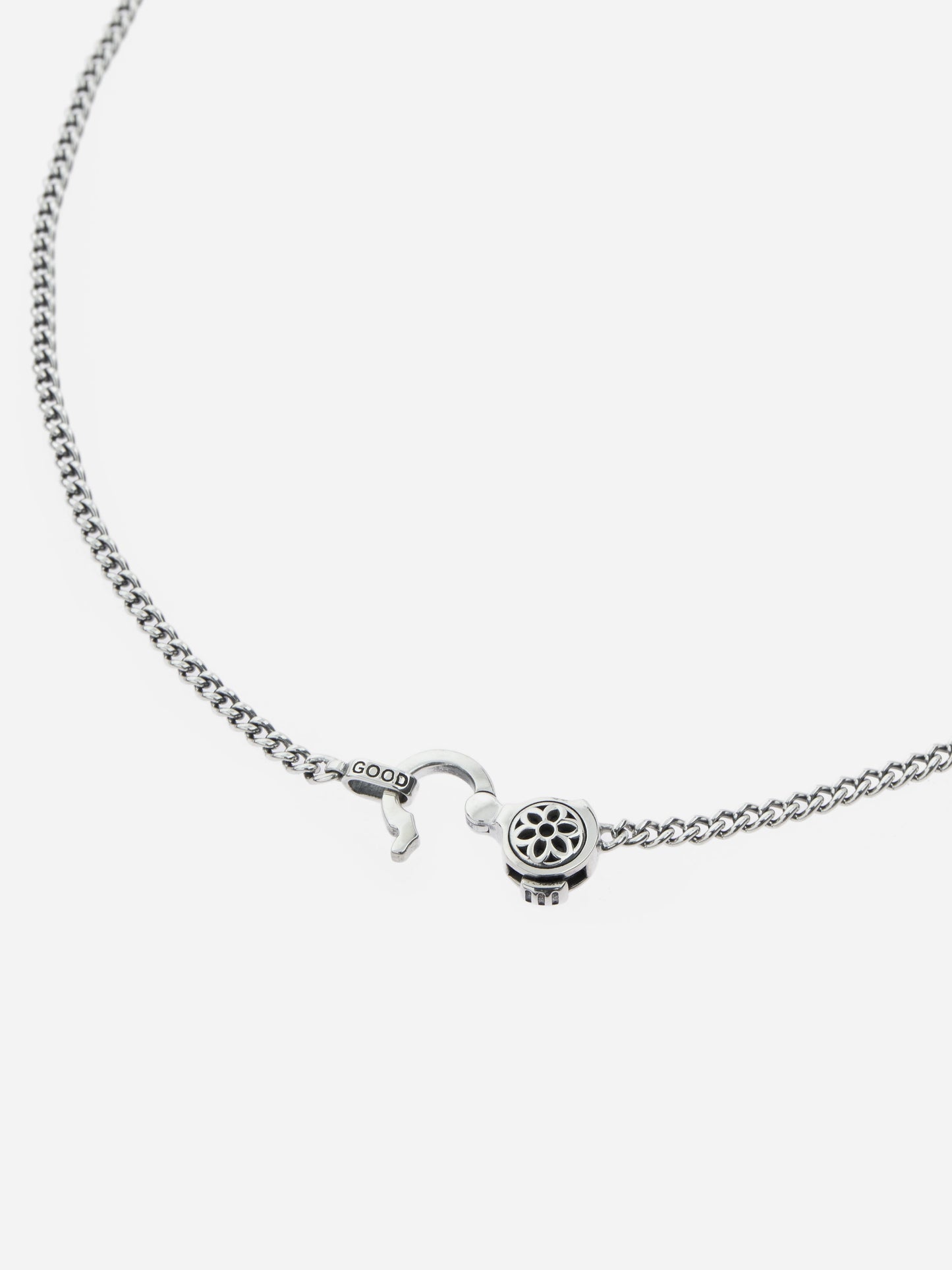 4A Curb Chain Necklace Sterling Silver