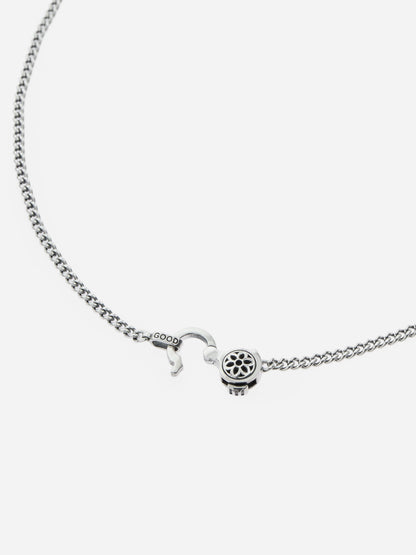 4A Curb Chain Necklace Sterling Silver