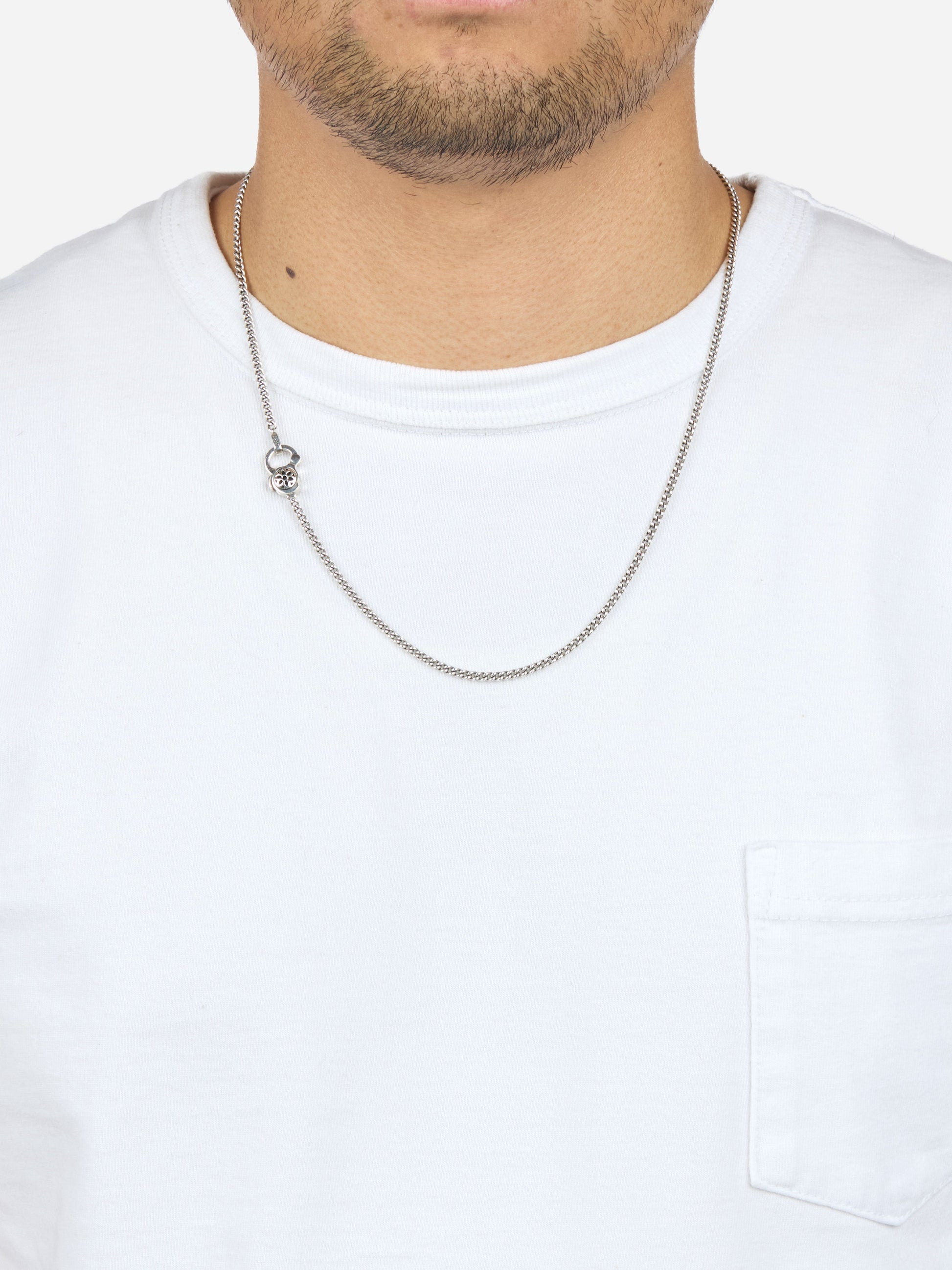 4A Curb Chain Necklace Sterling Silver