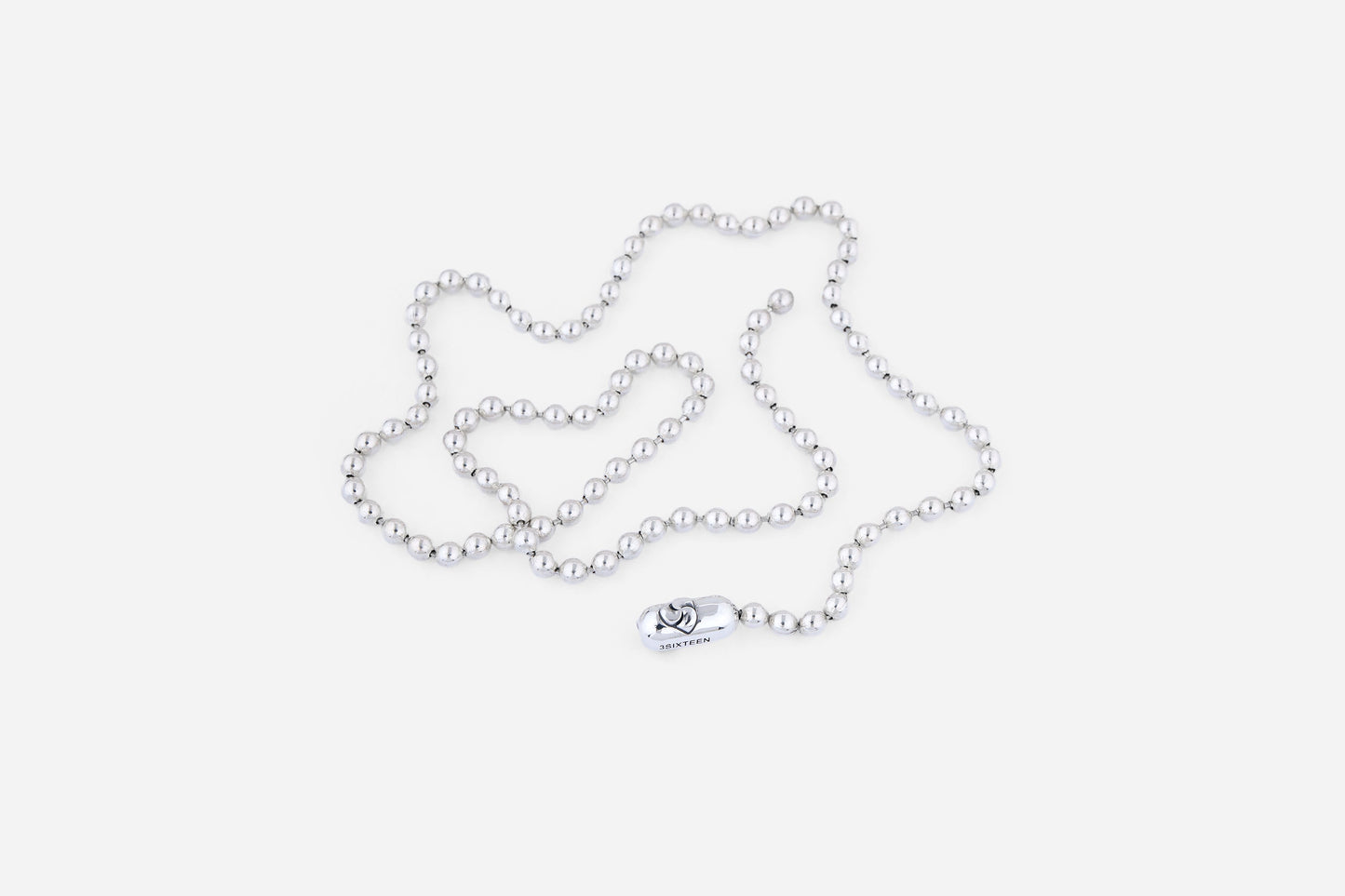 Ball Chain Necklace Sterling Silver