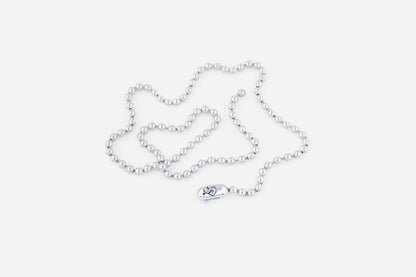 Ball Chain Necklace Sterling Silver