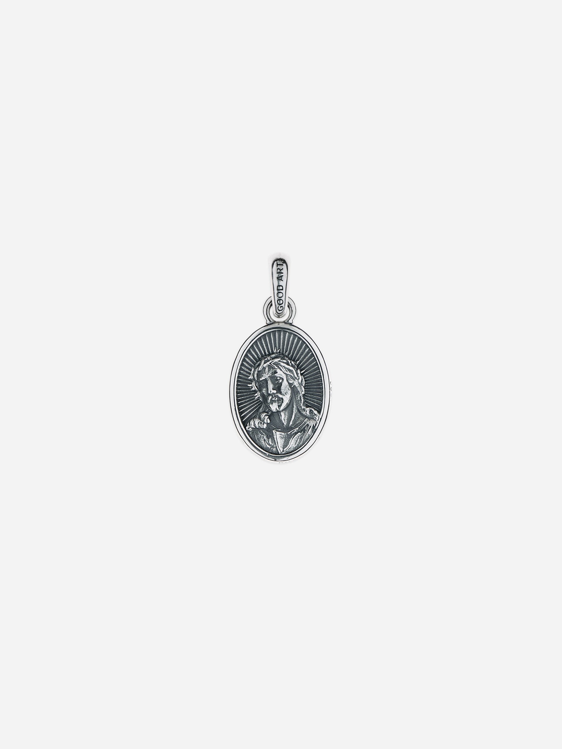 "Jesus Peace" Pendant Sterling Silver