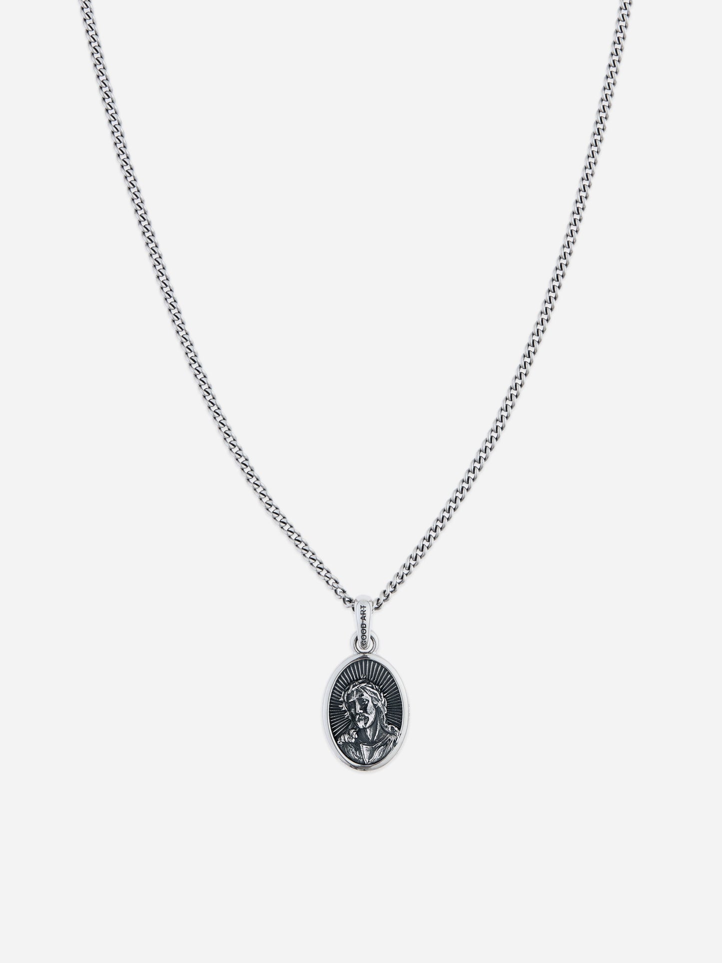 "Jesus Peace" Pendant Sterling Silver