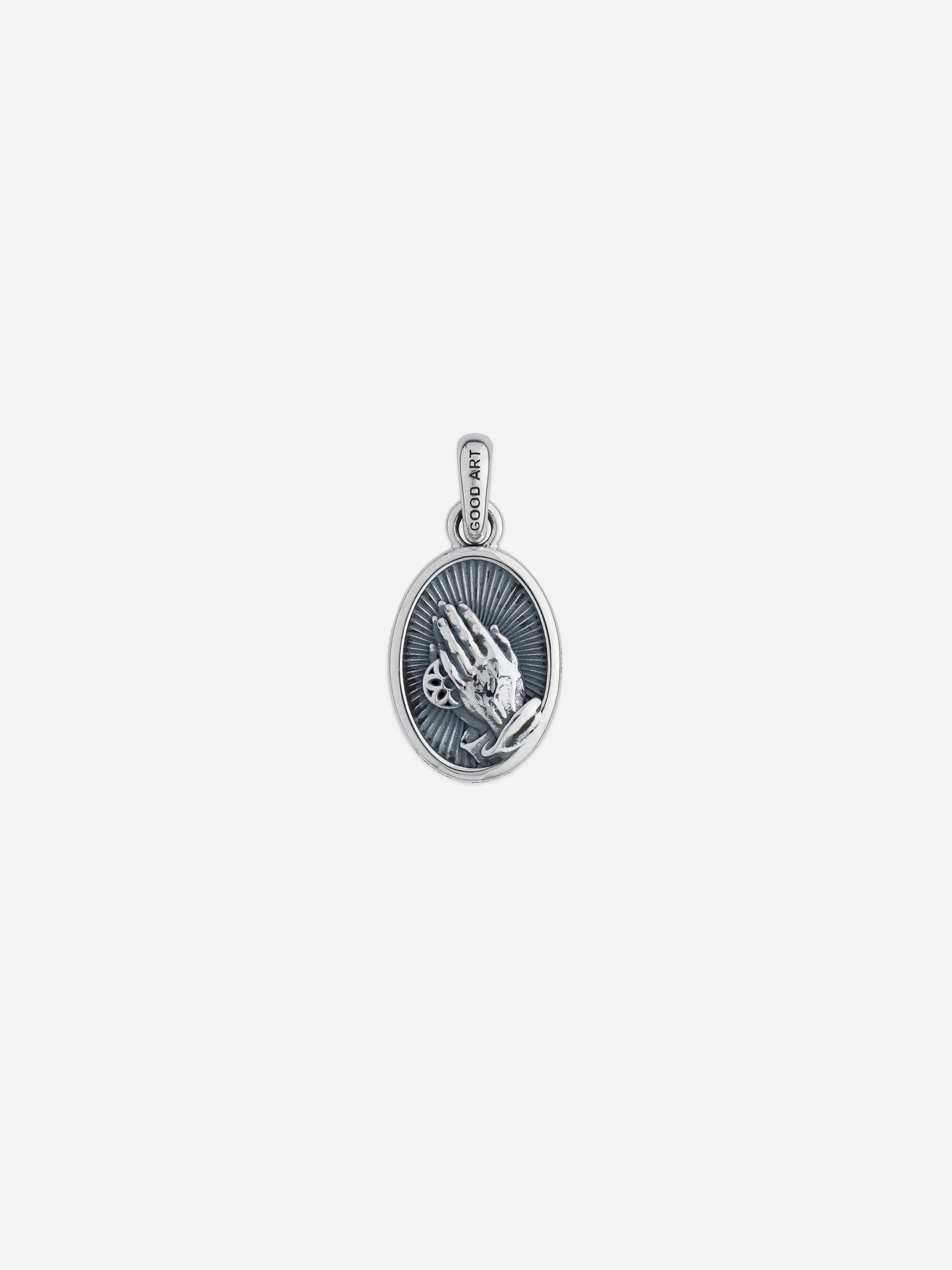 "His Hands" Pendant Sterling Silver