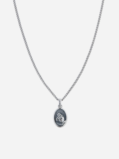 "His Hands" Pendant Sterling Silver