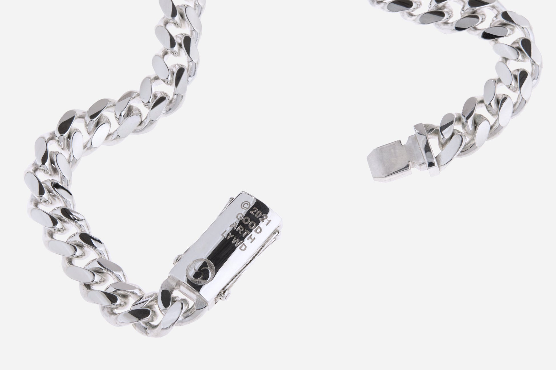 Cuban Link Bracelet Sterling Silver