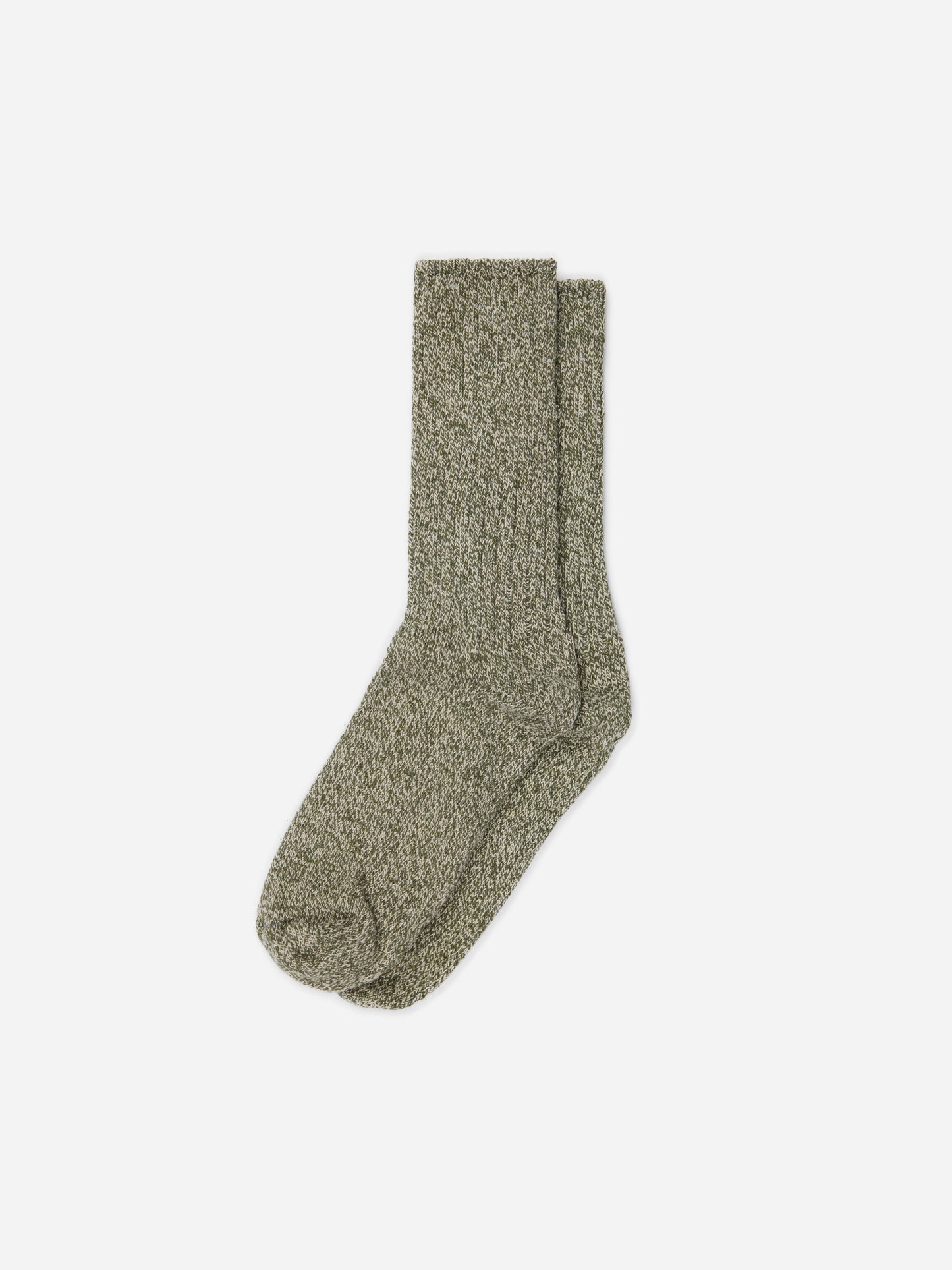 Boot Sock Marled Olive