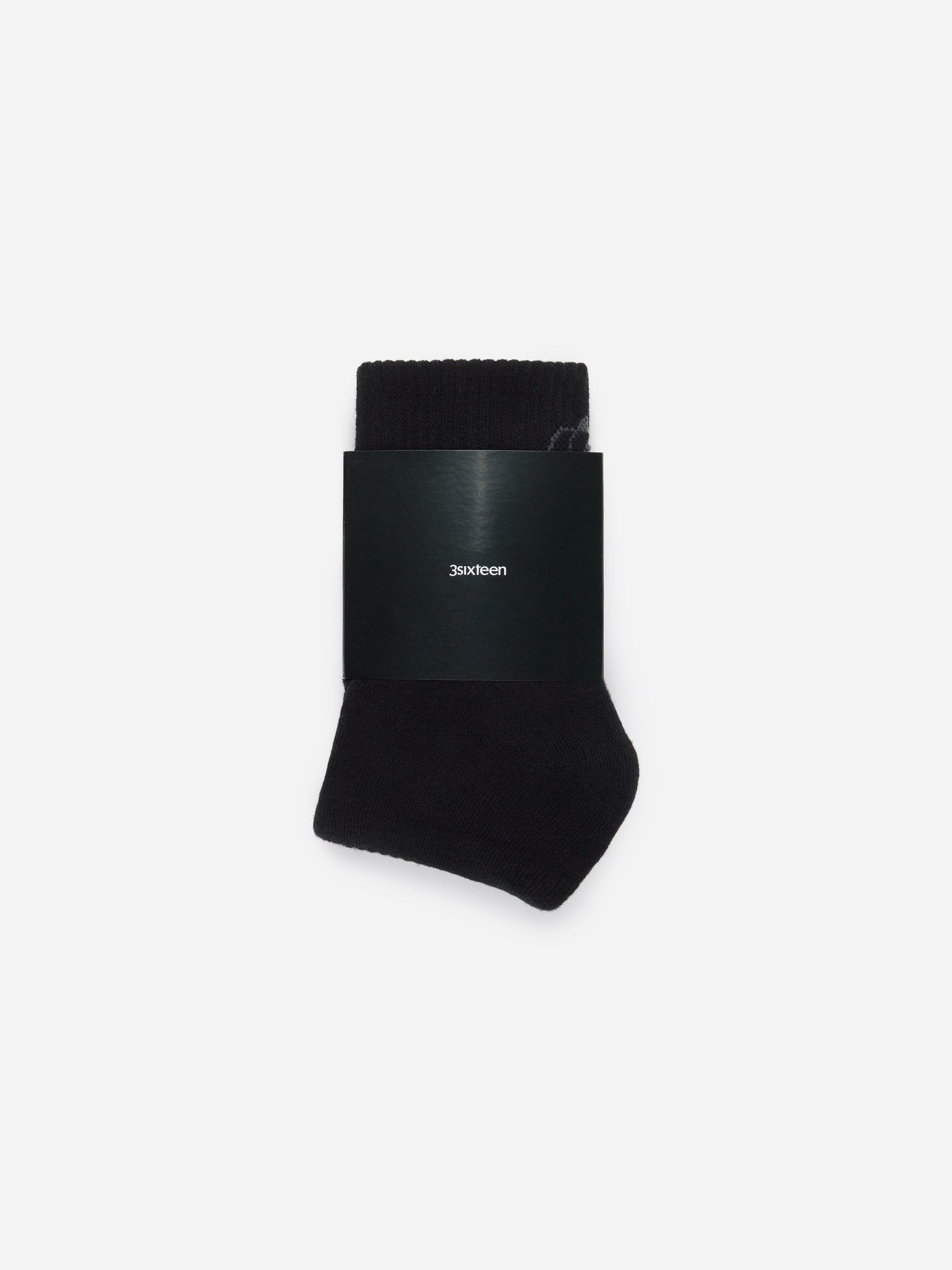 Athletic Quarter Sock Black