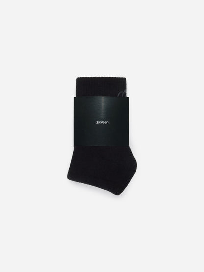 Athletic Quarter Sock Black
