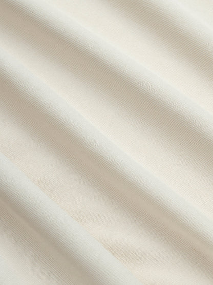 Training Cutoff Tee White/Brown Ringer