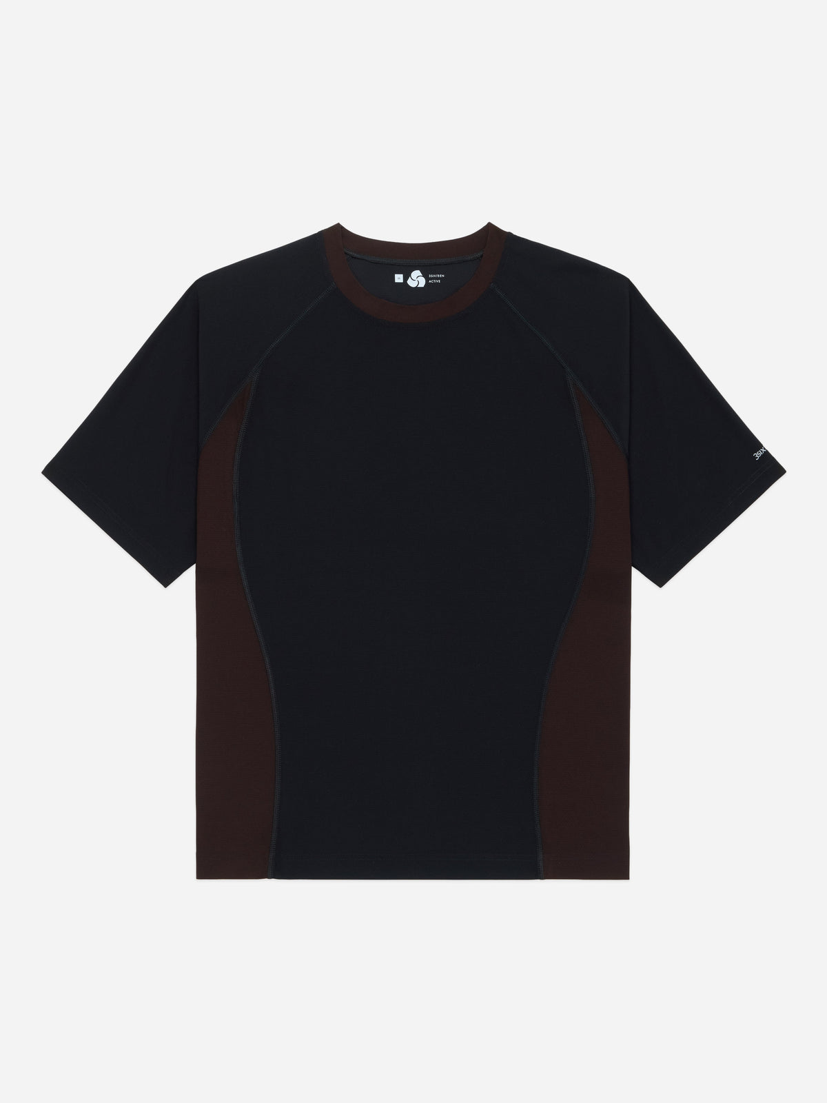 Track Tee Black/Brown