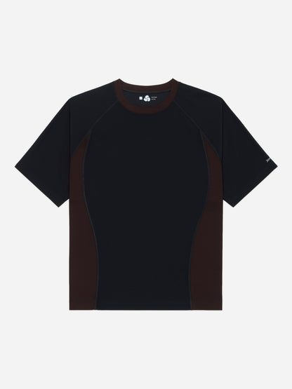 Track Tee Black/Brown