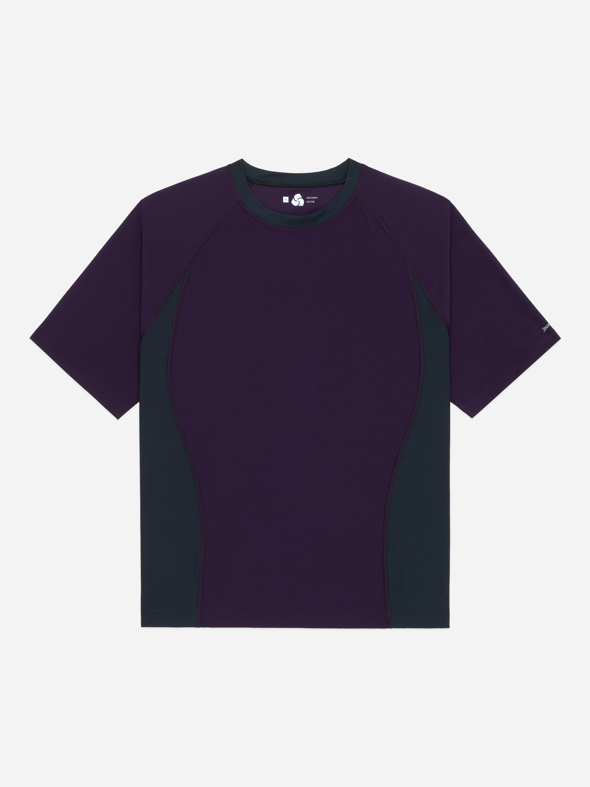 Track Tee Purple/Grey