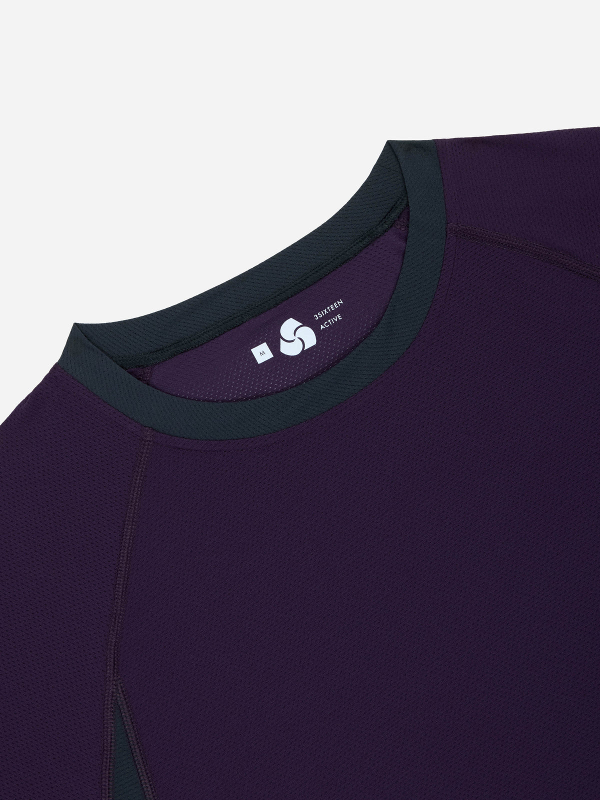 Track Tee Purple/Grey