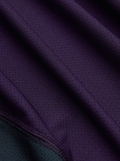 Track Tee Purple/Grey