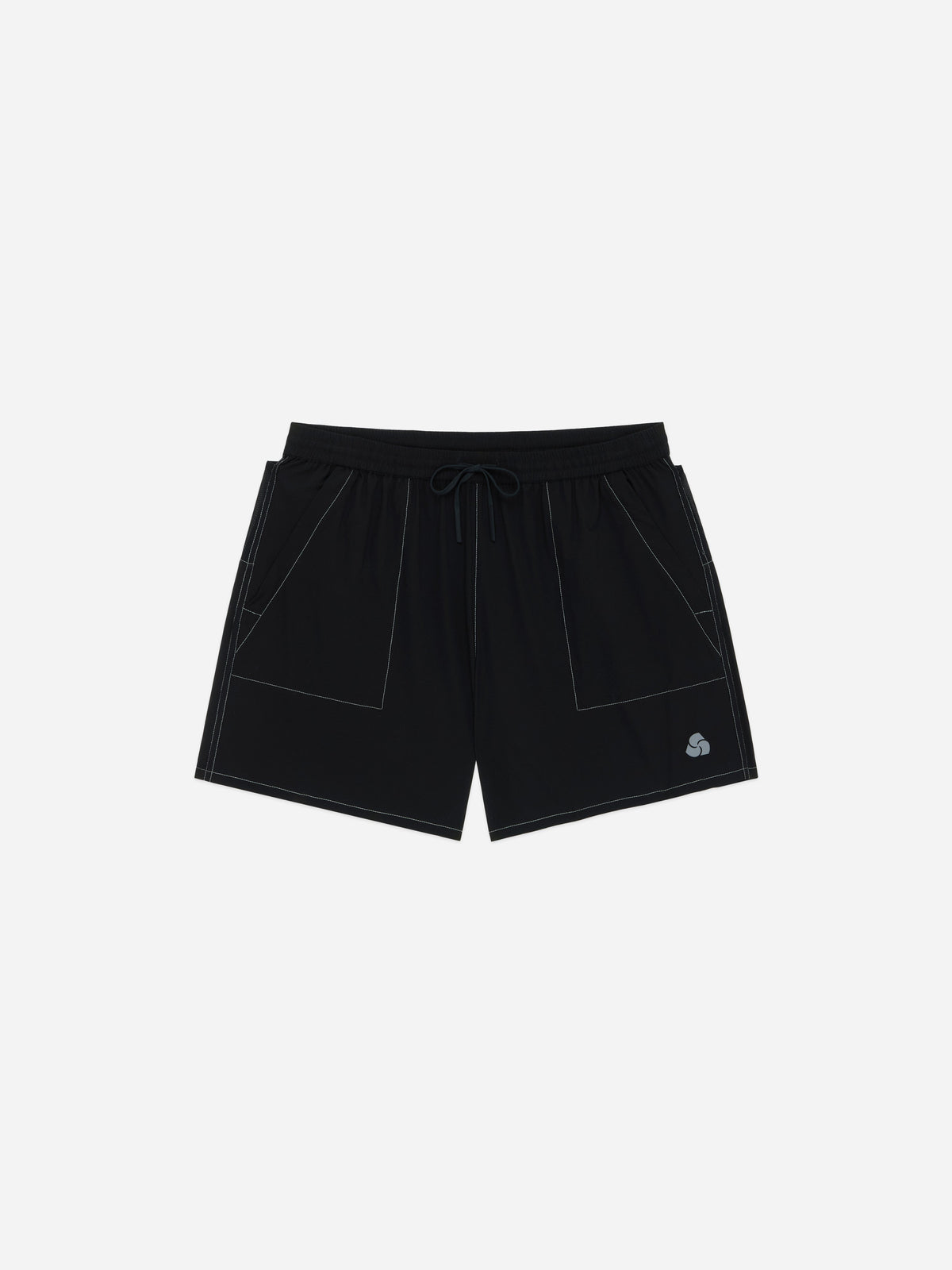 Training Short Black Reflective