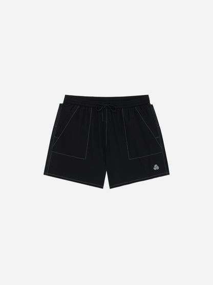 Training Short Black Reflective