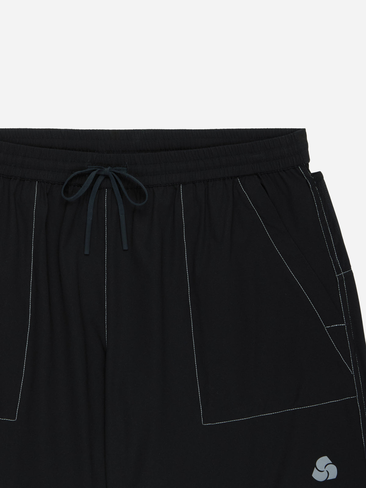 Training Short Black Reflective
