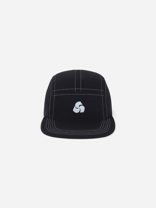 Run Hat Black Reflective