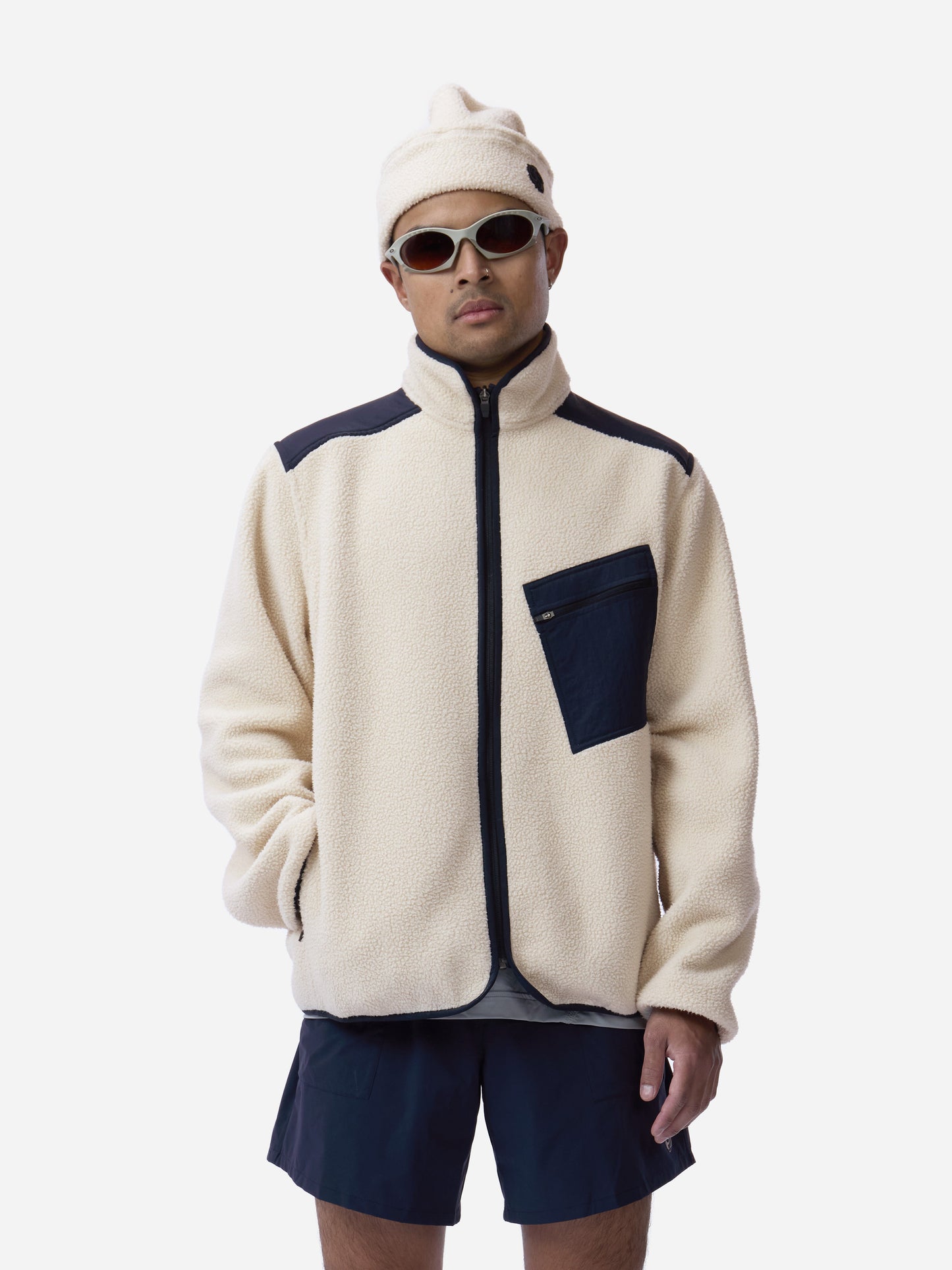 Summit Fleece Ecru/Midnight