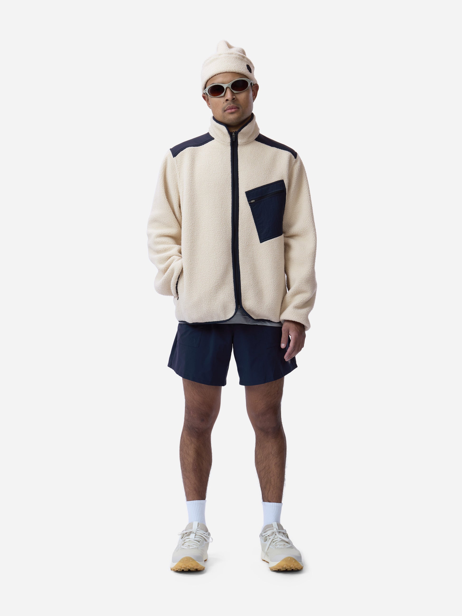Summit Fleece Ecru/Midnight