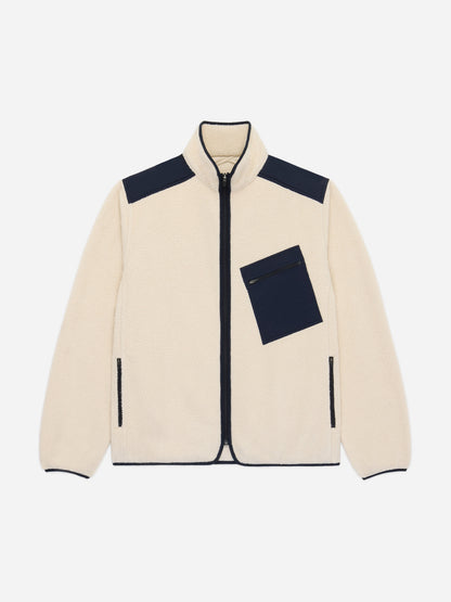 Summit Fleece Ecru/Midnight