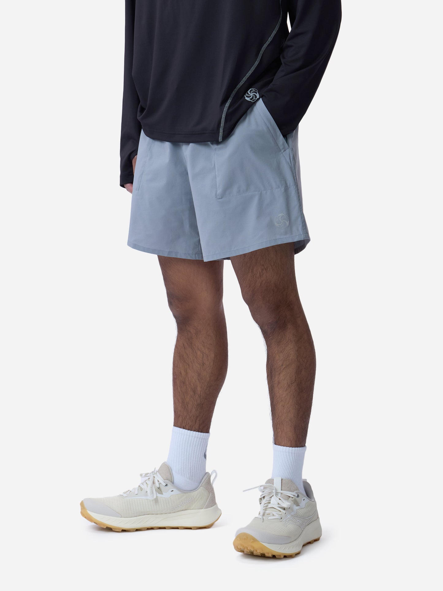 Training Short Cloud Grey