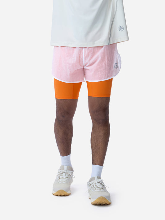 Pace Short White/Orange