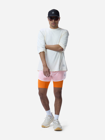 Pace Short White/Orange