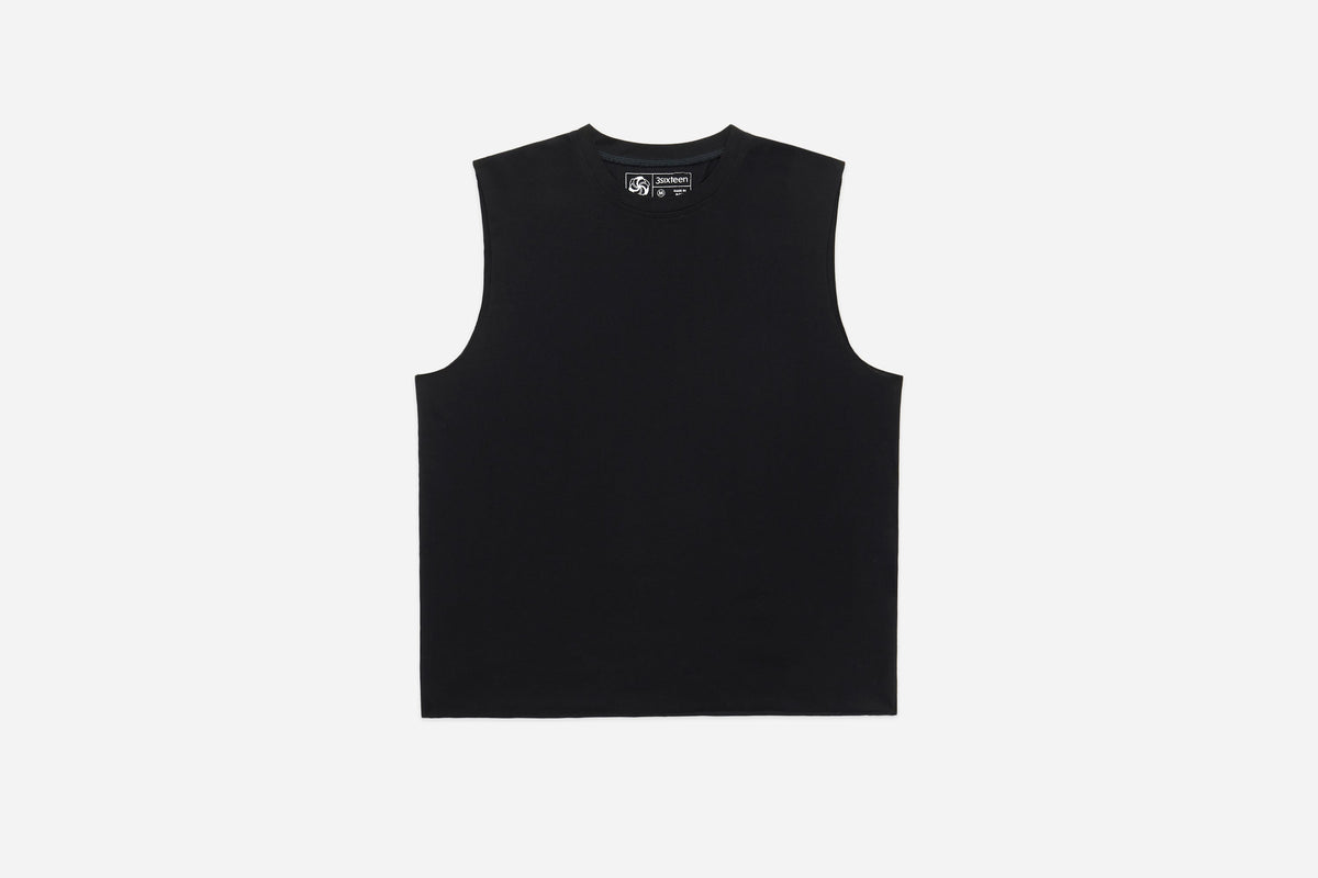 Training Cutoff Tee Black