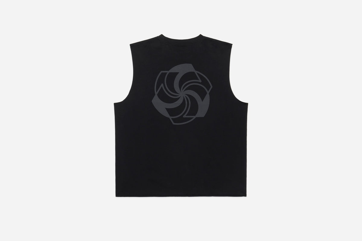 Training Cutoff Tee Black